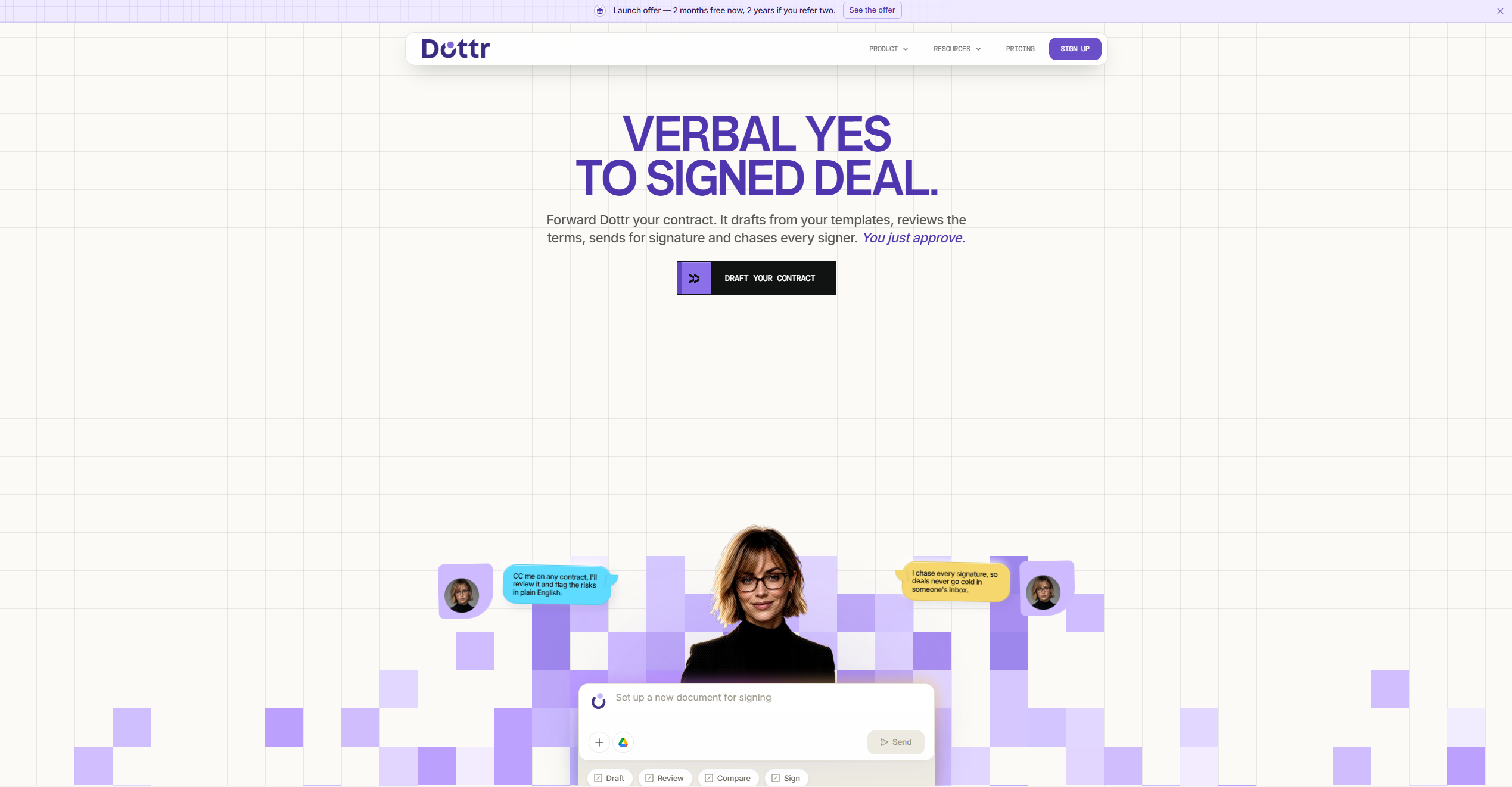 Dottr homepage